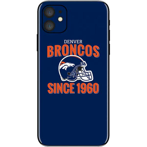 NFL Denver Broncos Helmet iPhone 11 Skin
